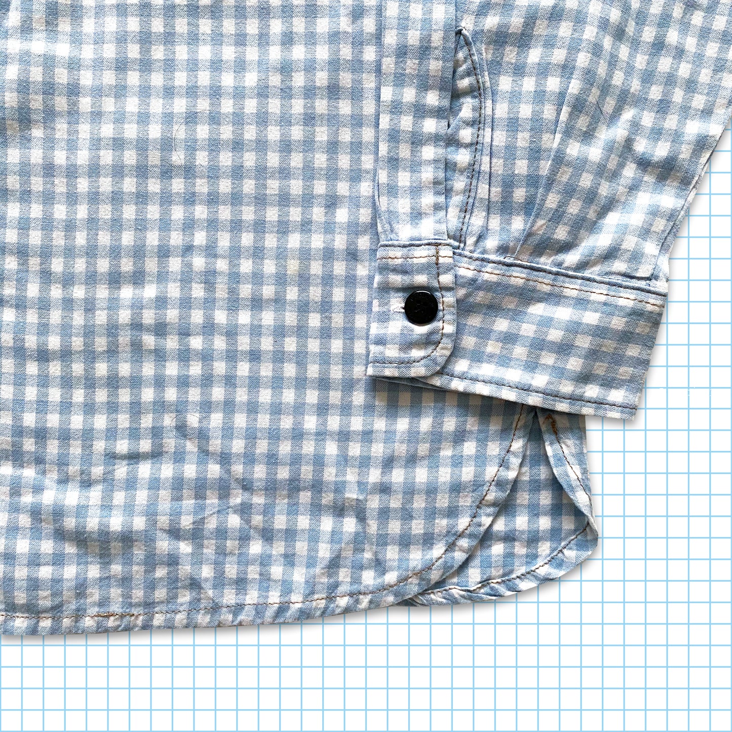 Vintage 90’s Japanese Release CP Company Buttoned Check Shirt - Extra Small / Small