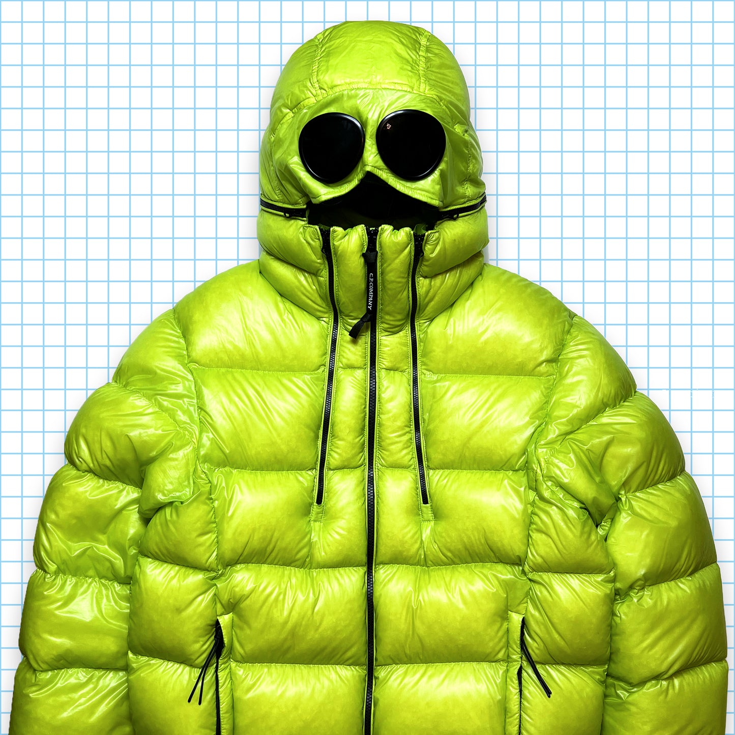 CP Company Volt Green D.D. Shell Down Jacket - Large