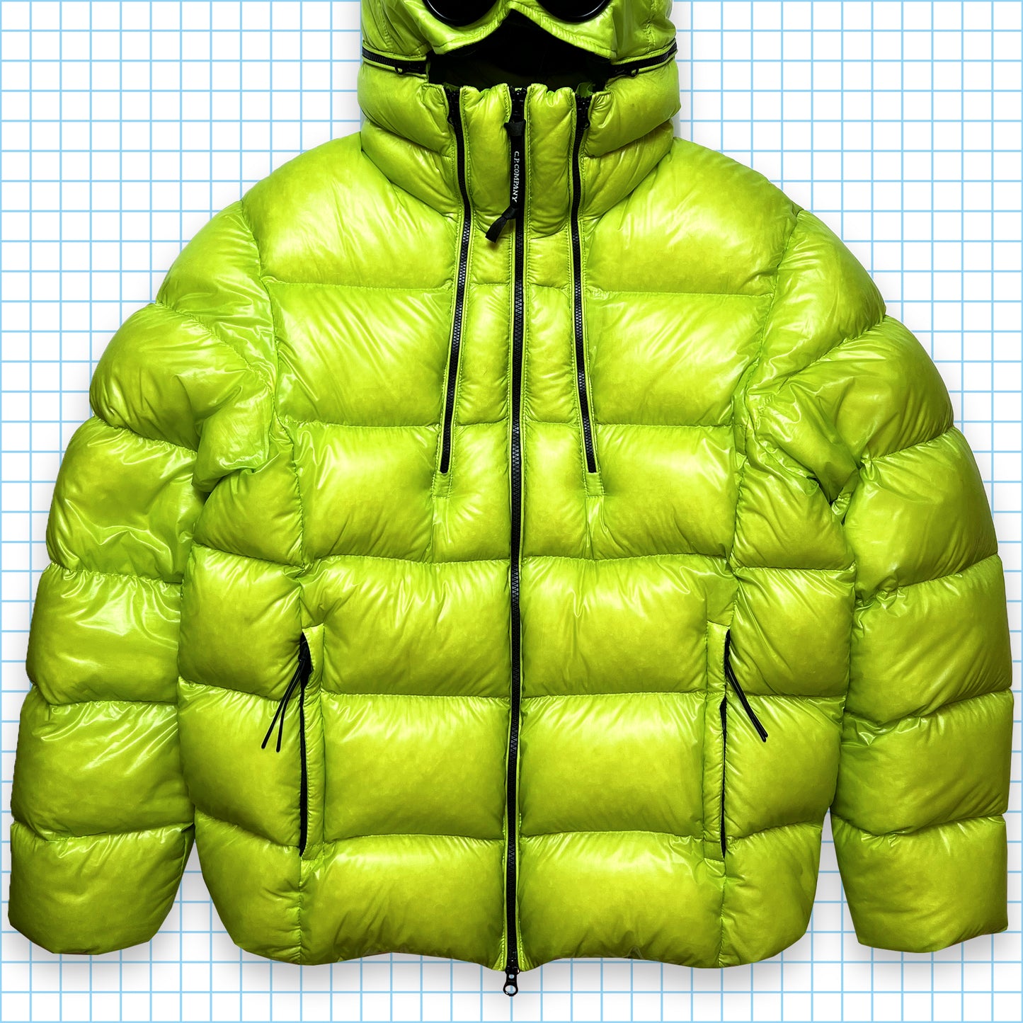 CP Company Volt Green D.D. Shell Down Jacket - Large