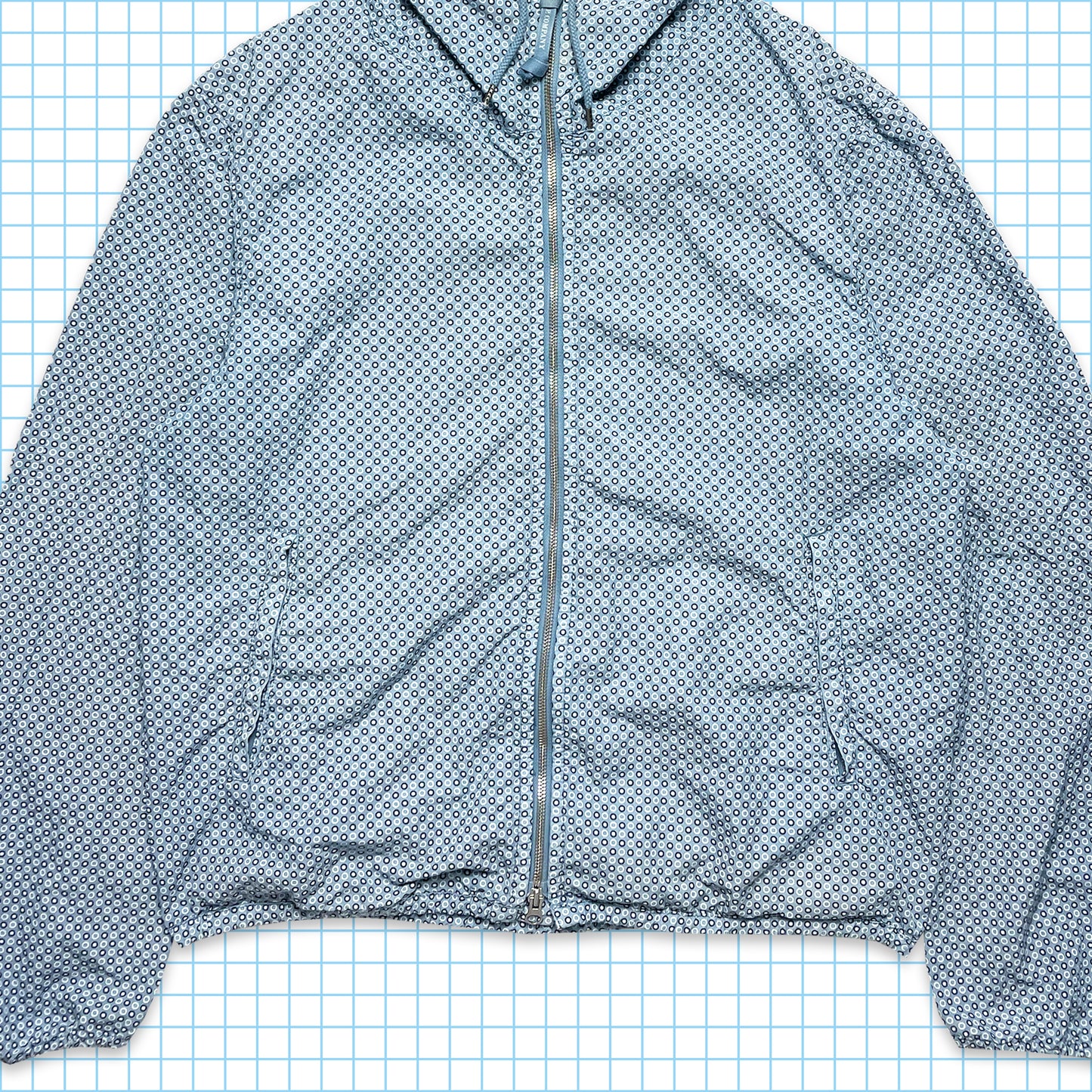 CP Company Baby Blue Dots Goggle Jacket - Extra Large