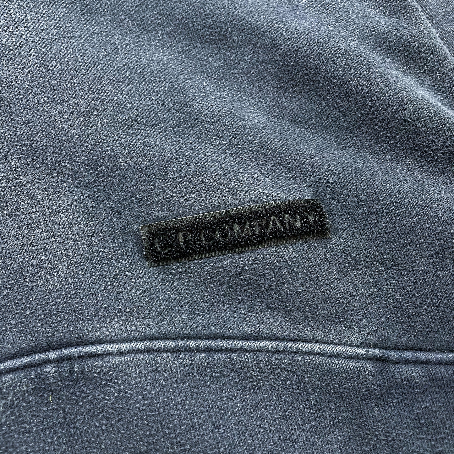 Vintage CP Company Washed Navy Quarter Zip Smock Pullover Hoodie AW99' - Extra Large / Extra Extra Large