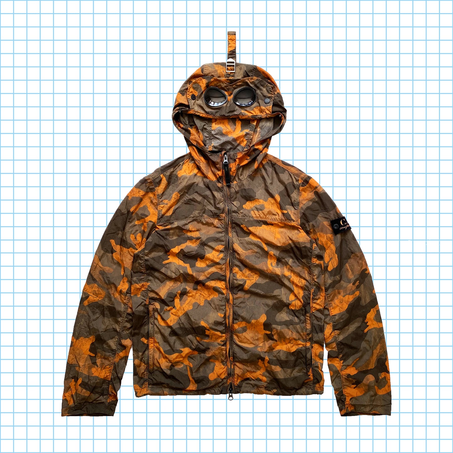vintage CP Company Nylon Shell Goggle Jacket - Petit