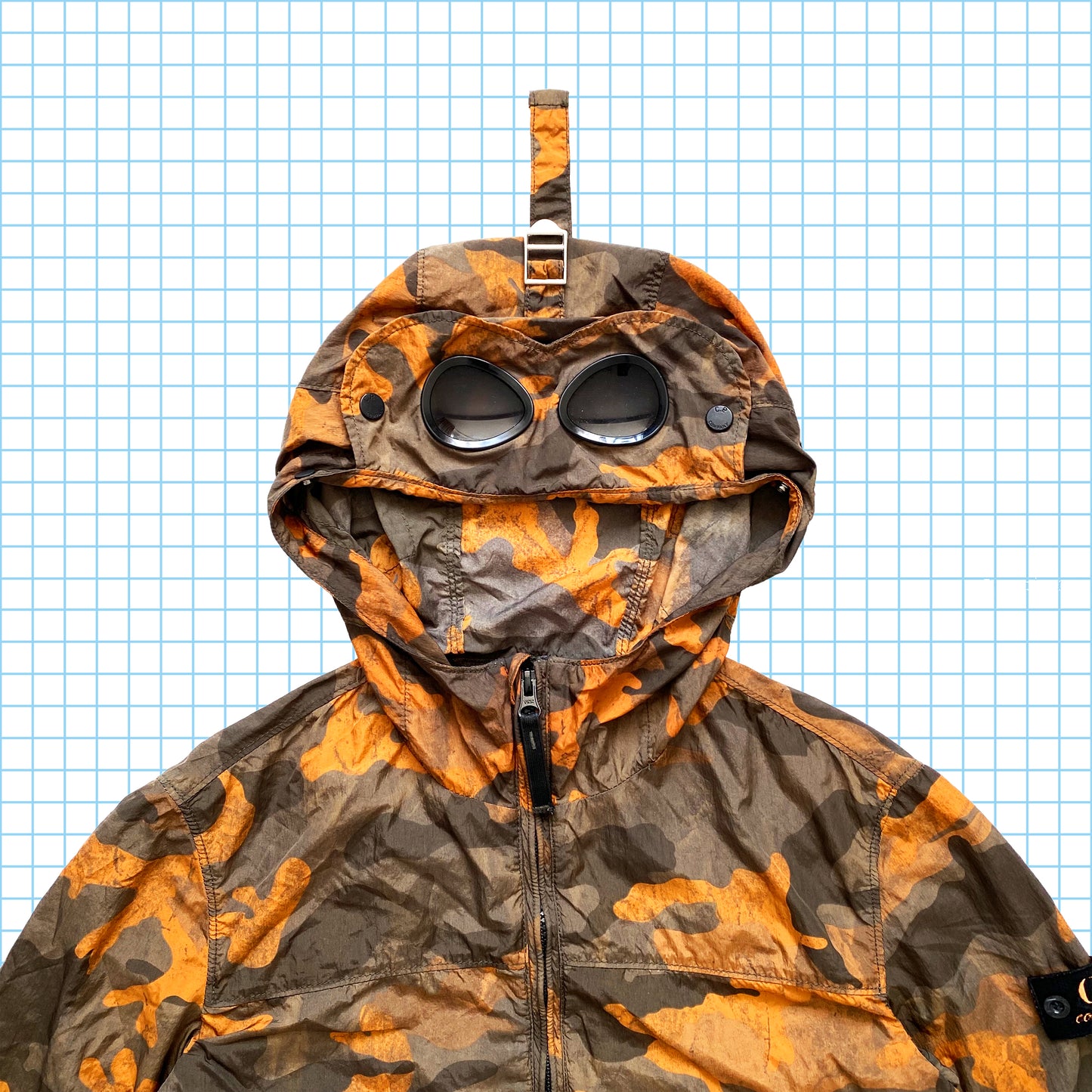 vintage CP Company Nylon Shell Goggle Jacket - Petit