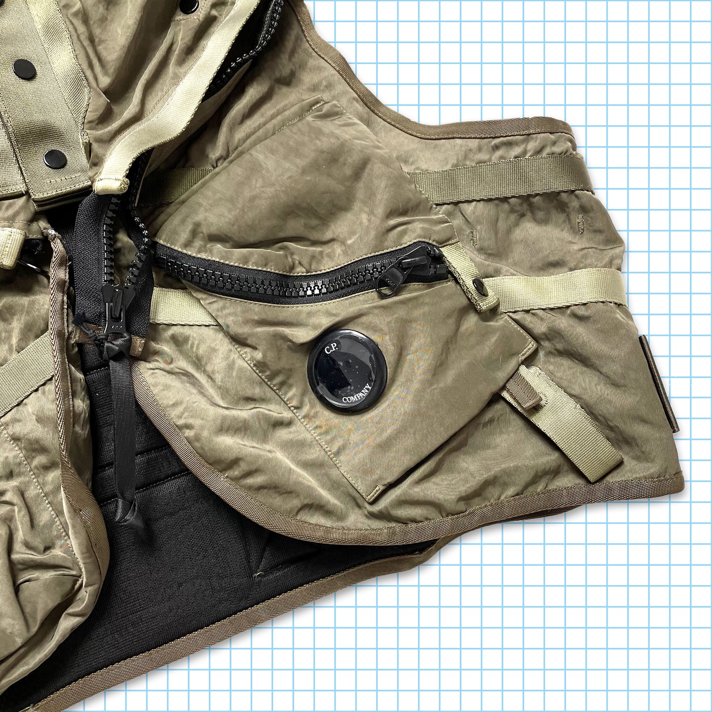 CP Company Khaki Tactical Vest SS20’ - Medium / Large