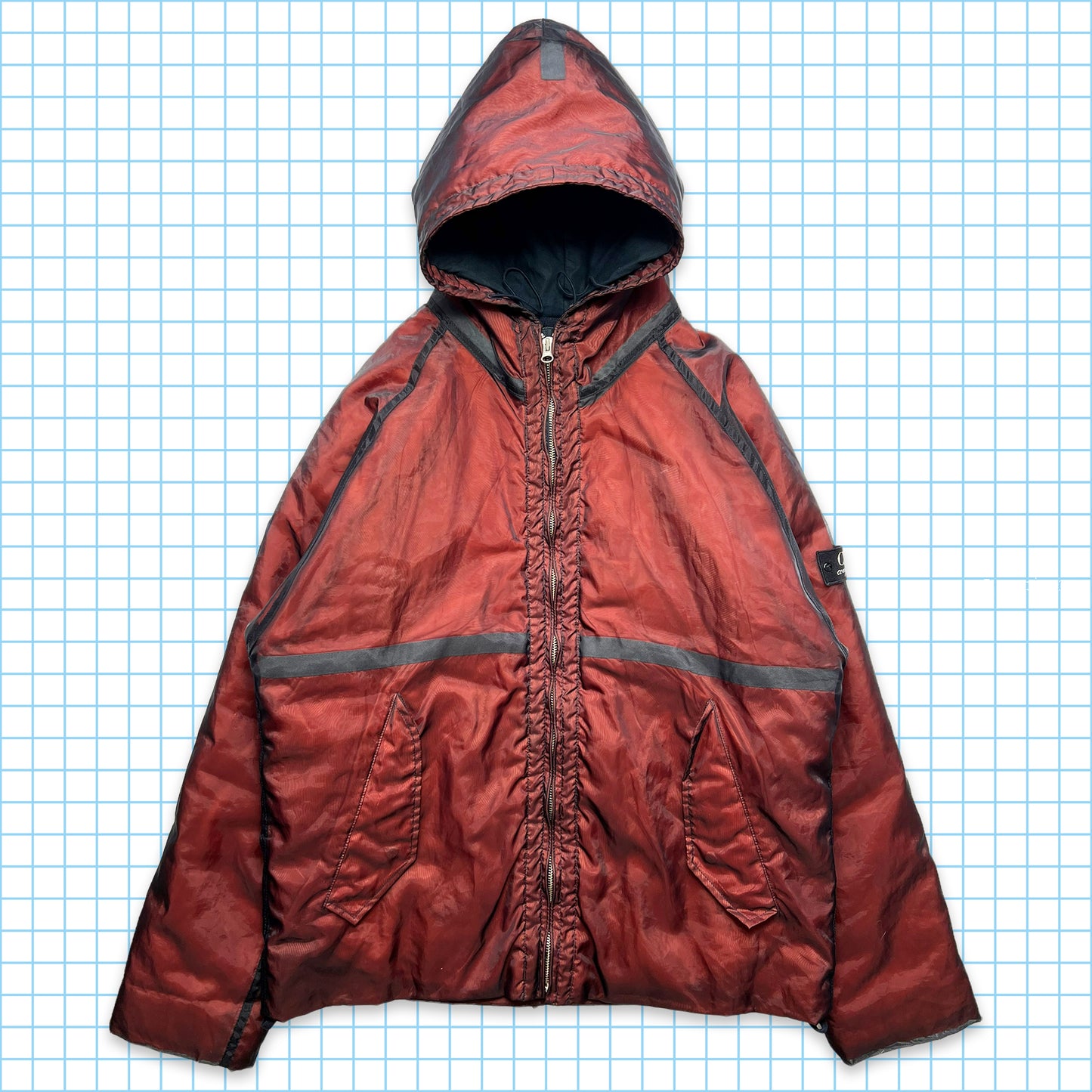 Early 00's CP Company Double Mesh Layer Monofilament Jacket - Large / Extra Large