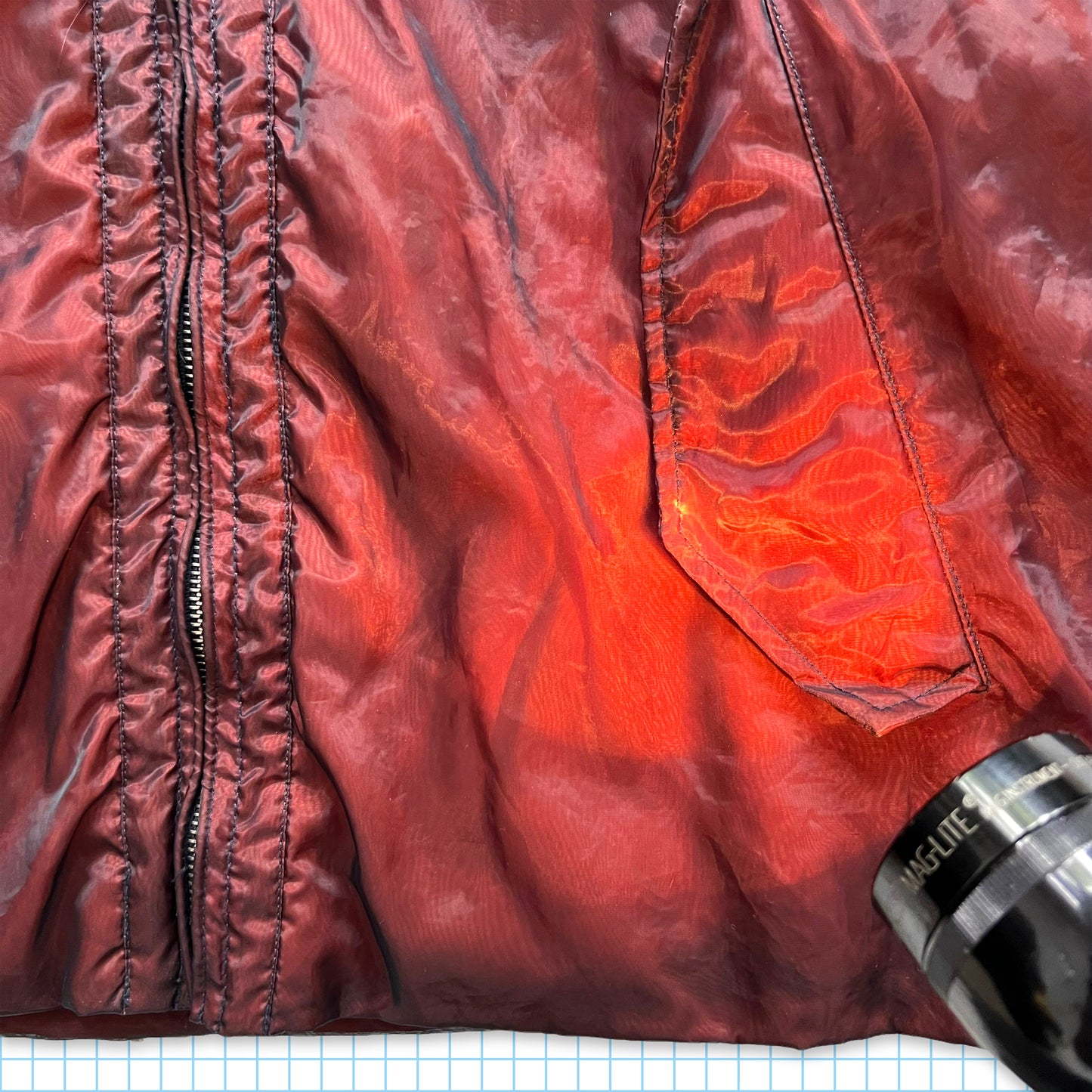 Early 00's CP Company Double Mesh Layer Monofilament Jacket - Large / Extra Large