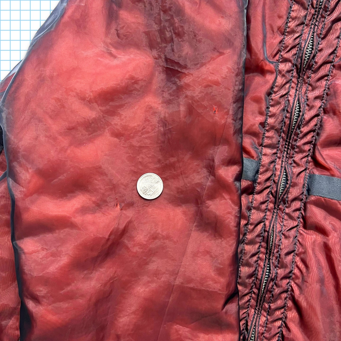 Early 00's CP Company Double Mesh Layer Monofilament Jacket - Large / Extra Large