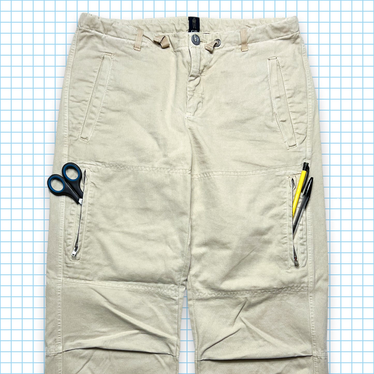 Vintage CP Company Double Knee Trousers - Small