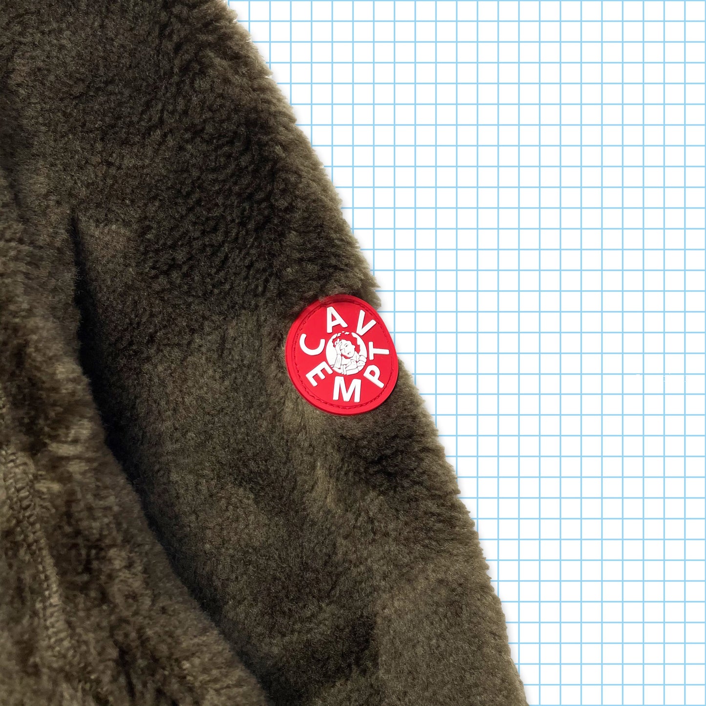 Cav Empt Dark Green Piped Fleece - Extra Large