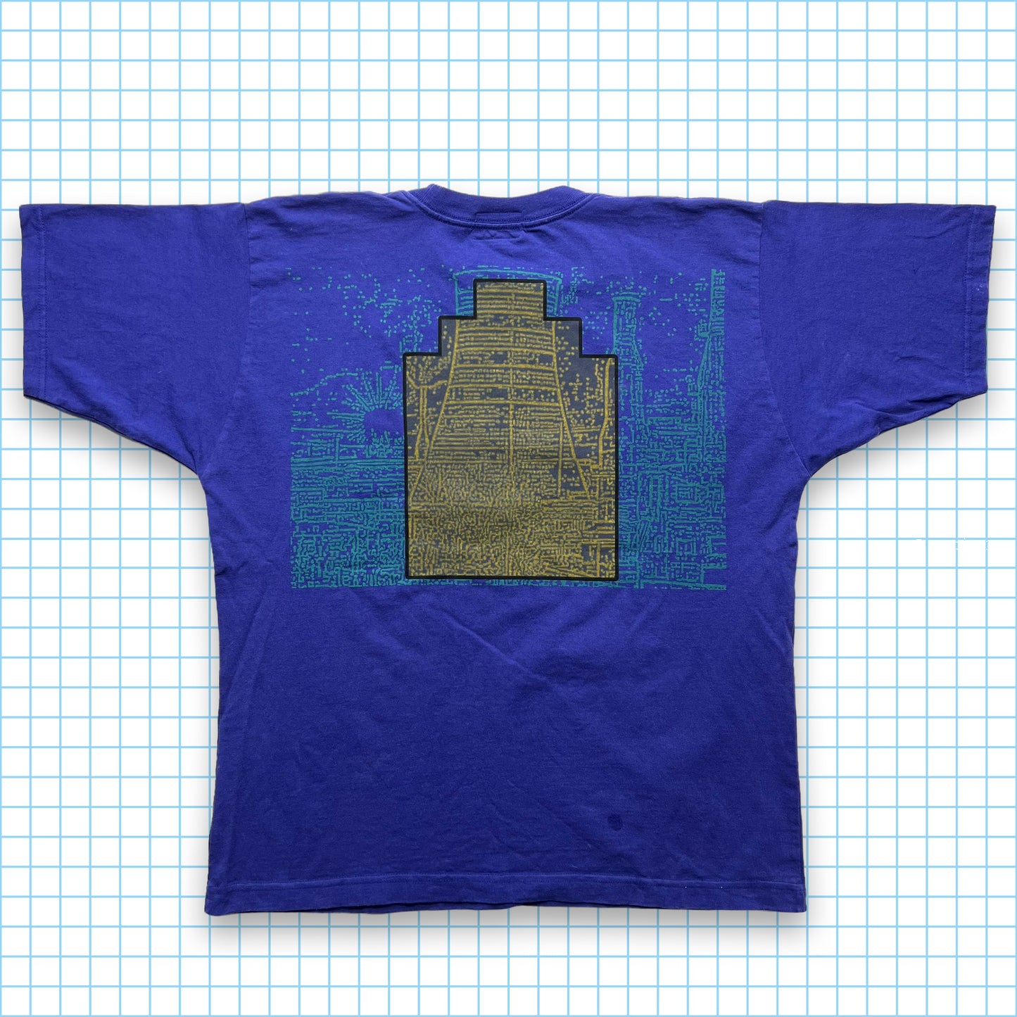Cav Empt Royal Blue Graphic Tee - Medium