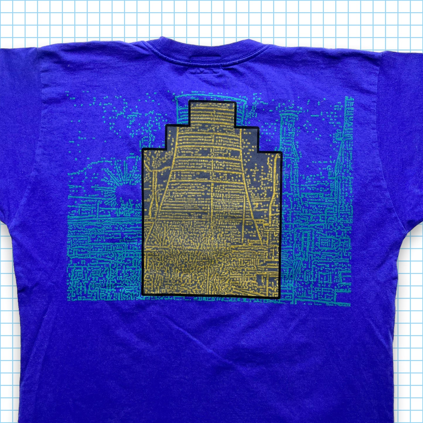 Cav Empt Royal Blue Graphic Tee - Medium