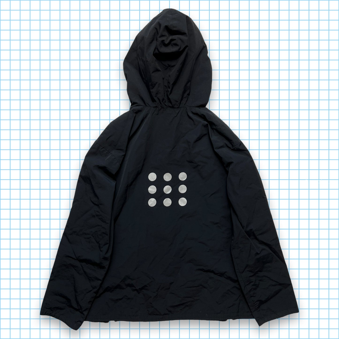 Vintage Cyberdog Double Zip 3M Reflective Jacket - Medium