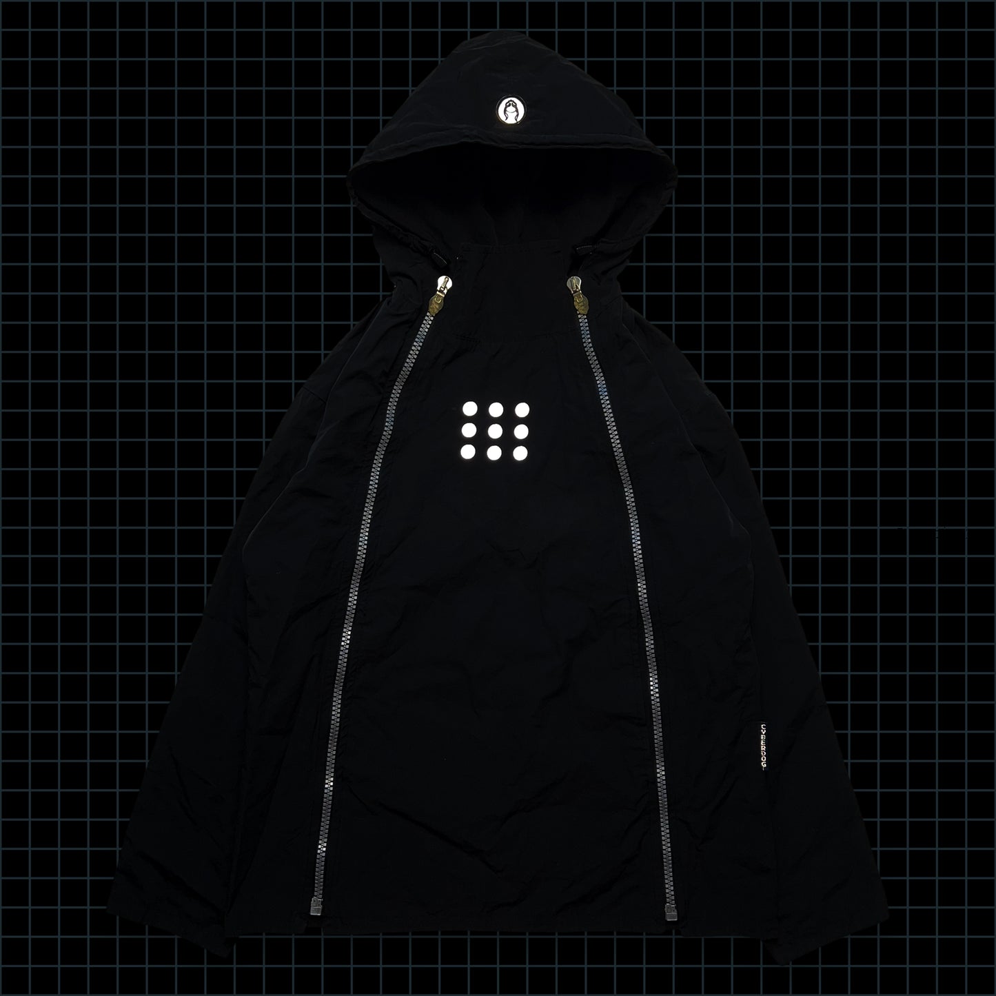 Vintage Cyberdog Double Zip 3M Reflective Jacket - Medium