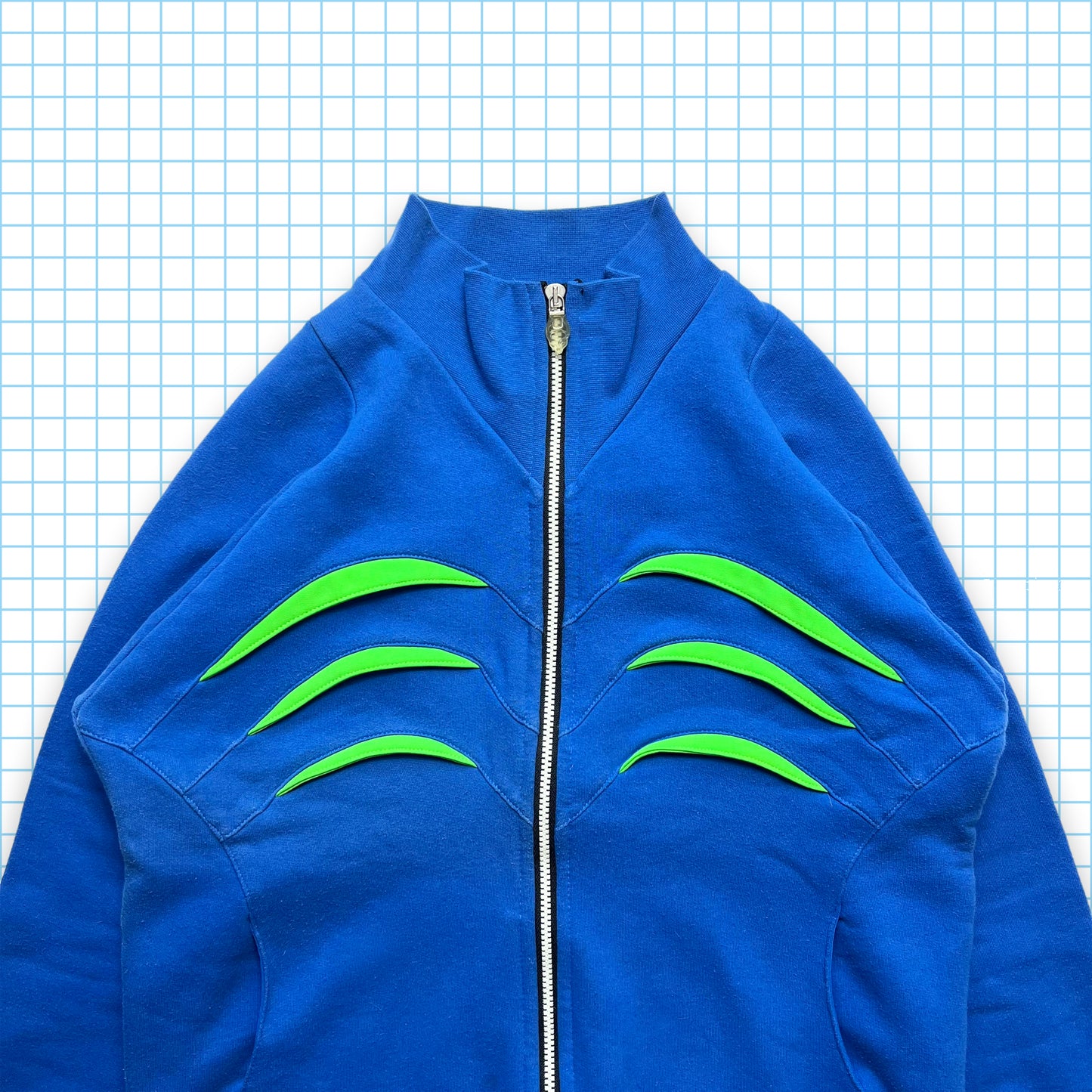 Vintage Cyberdog Royal Panelled Track Jacket - Small / Medium