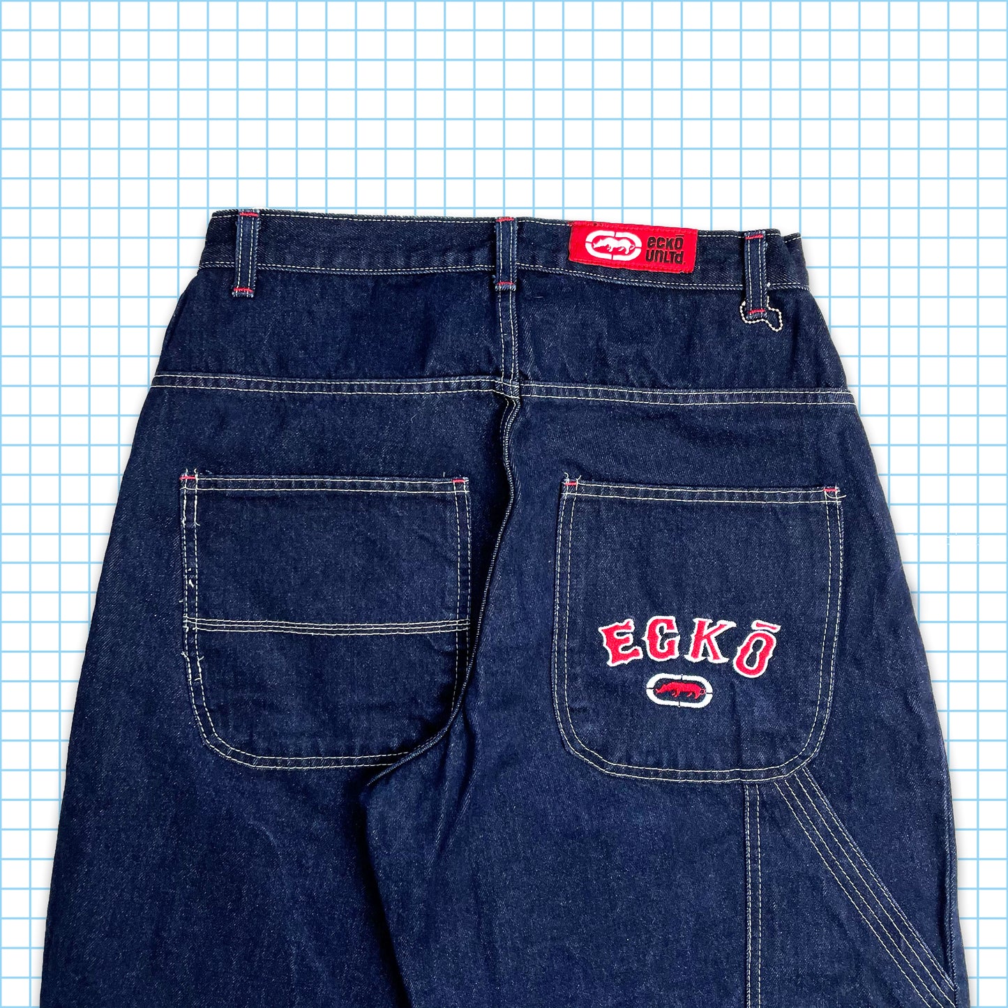 Vintage Ecko Unltd Indigo Carpenter Jeans - 30" / 32" Waist