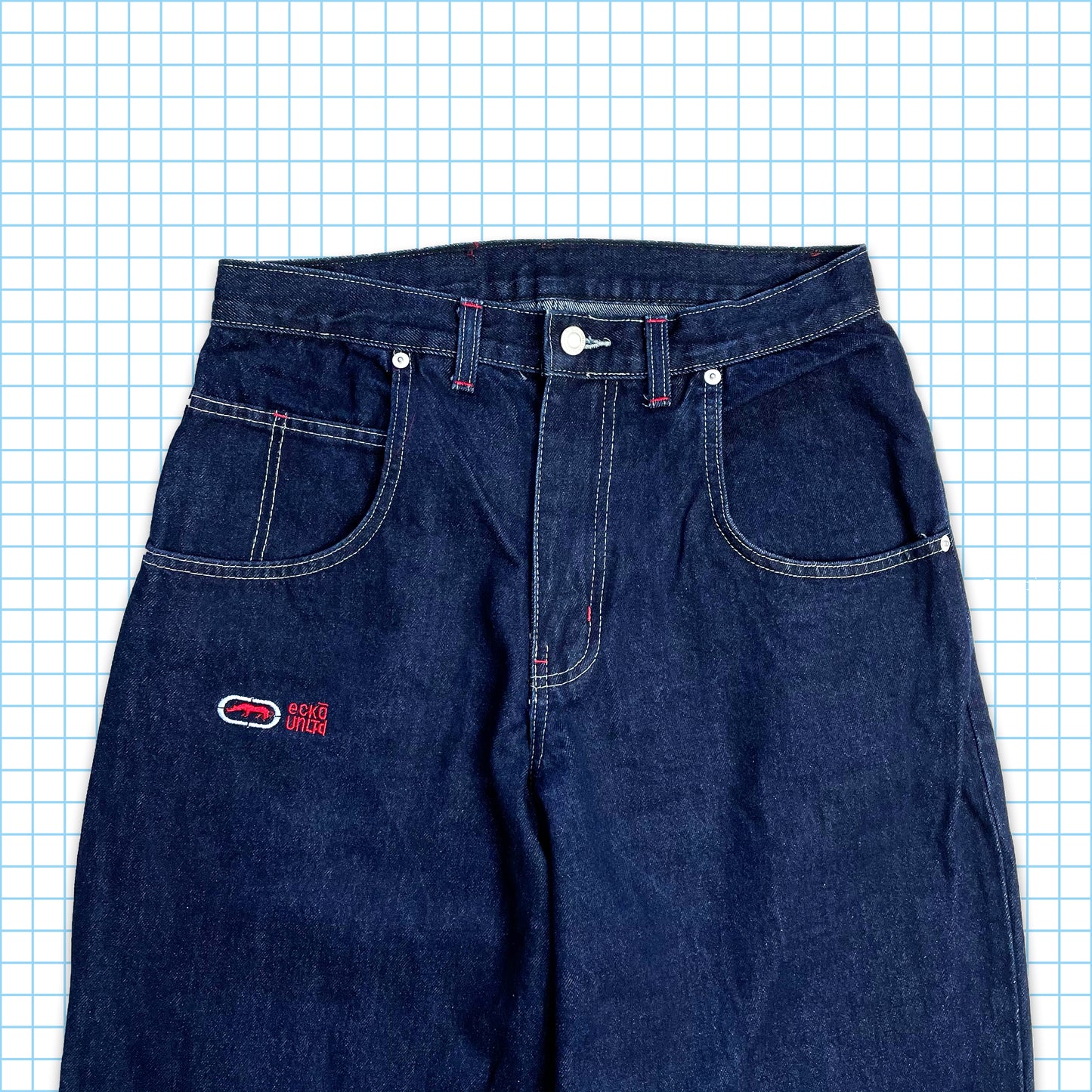 Vintage Ecko Unltd Indigo Carpenter Jeans - 30" / 32" Waist