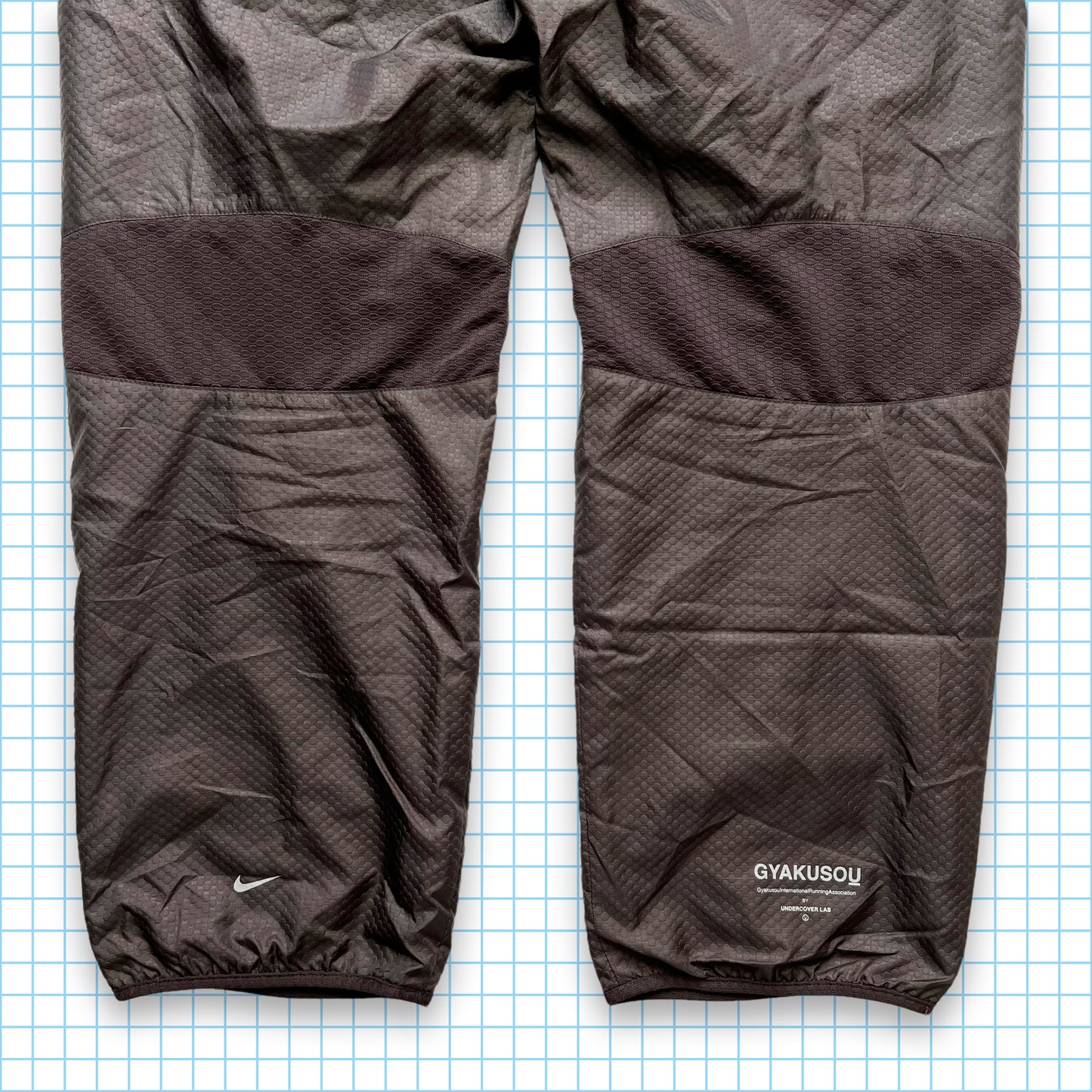 Gyakusou Embossed Nylon Track Pants SS13' - 30" / 32" Waist