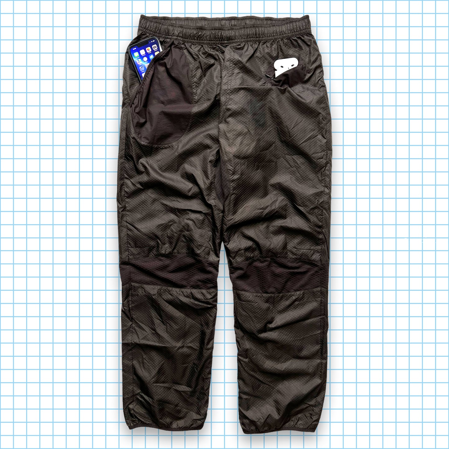 Gyakusou Embossed Nylon Track Pants SS13' - 30" / 32" Waist