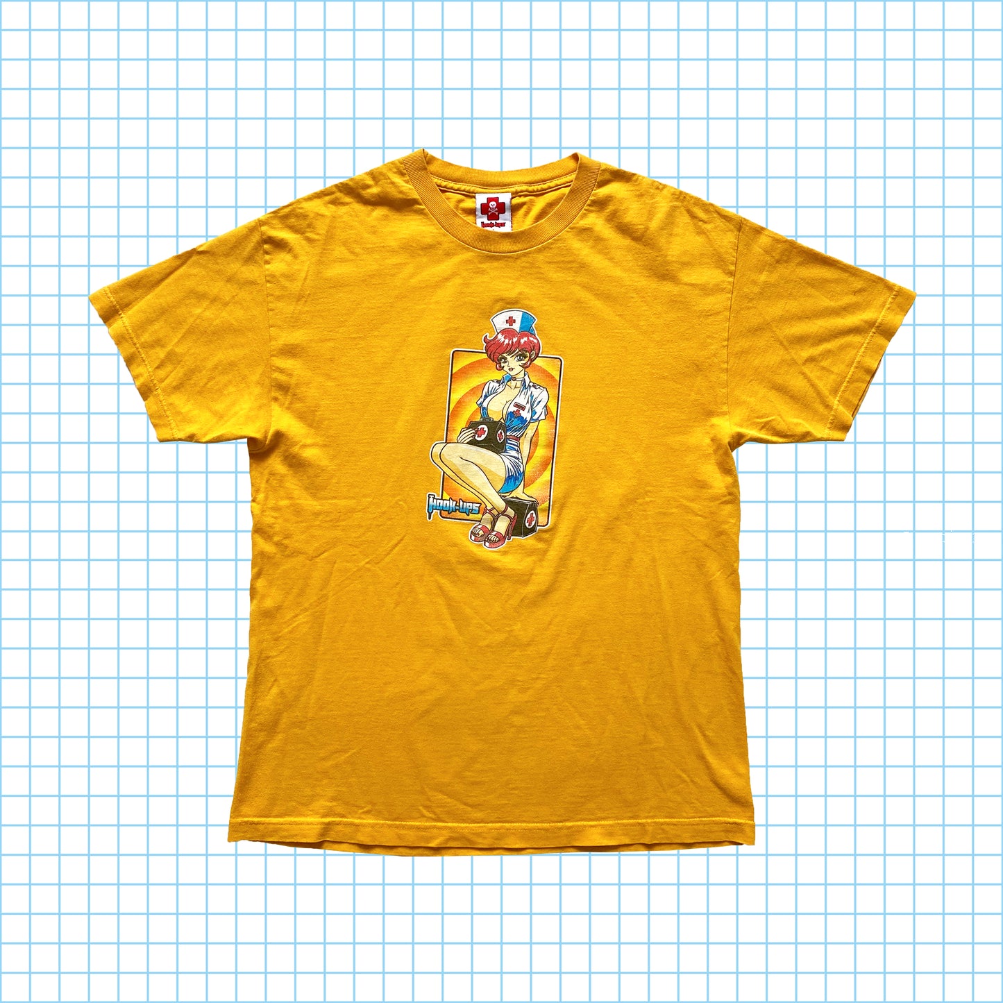 Vintage Hook-Ups Skateboards Nurse Tee - Large