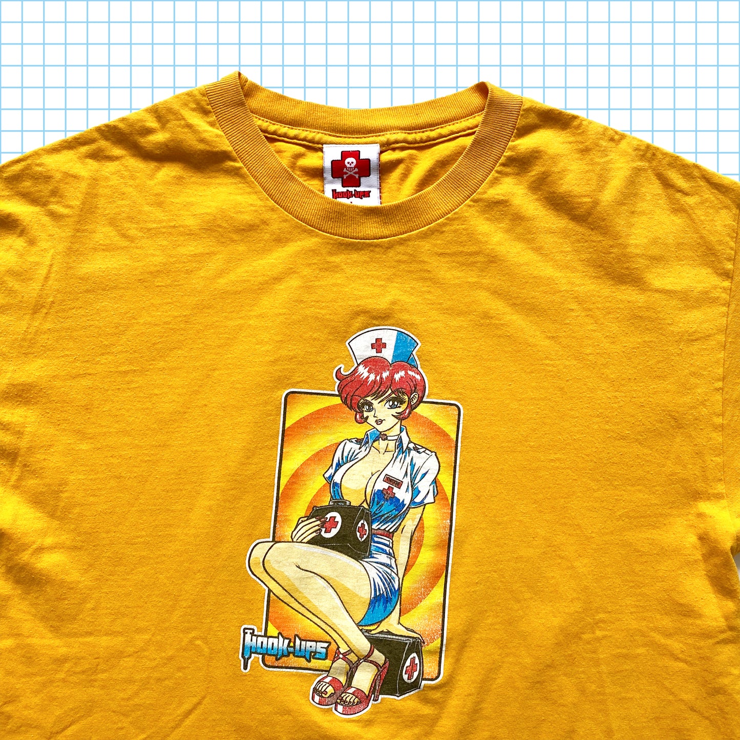 Vintage Hook-Ups Skateboards Nurse Tee - Large