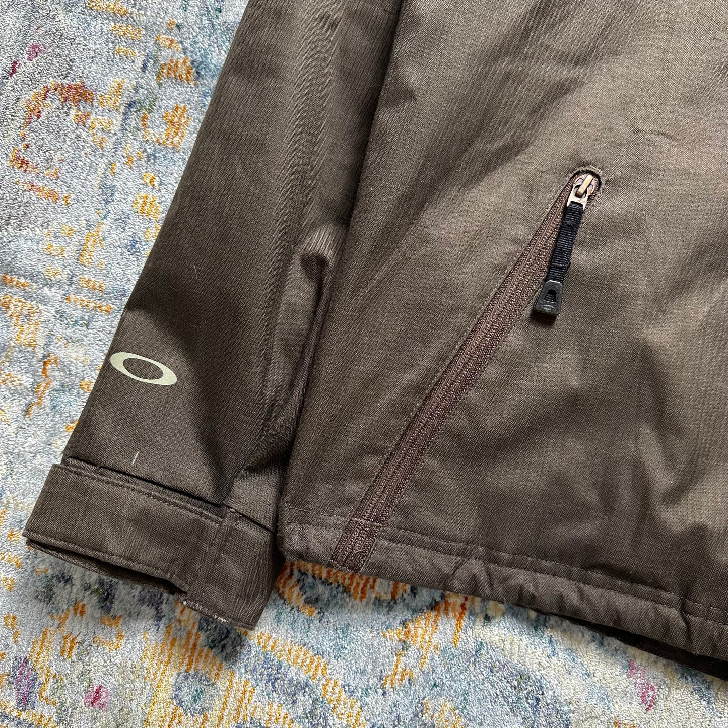 Oakley Brown/Bright Orange Ventilated Jacket - Extra Large / Extra Extra Large