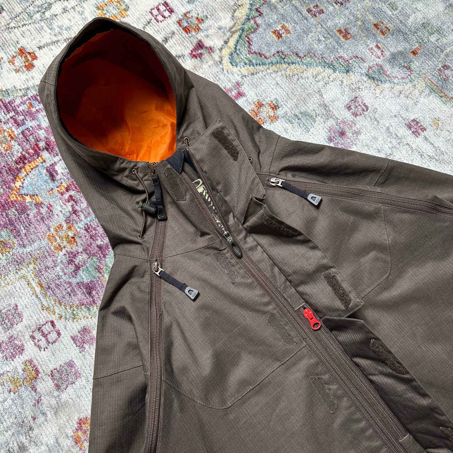 Oakley Brown/Bright Orange Ventilated Jacket - Extra Large / Extra Extra Large