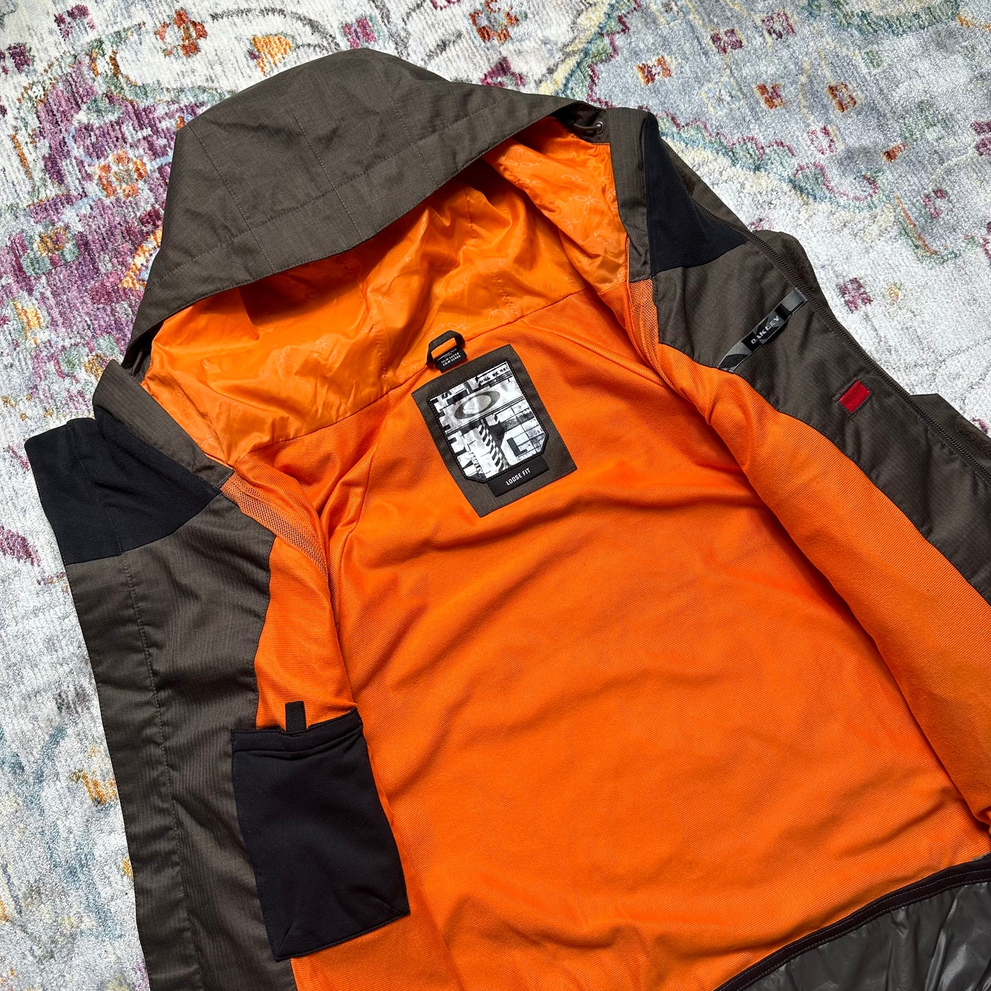 Oakley Brown/Bright Orange Ventilated Jacket - Extra Large / Extra Extra Large