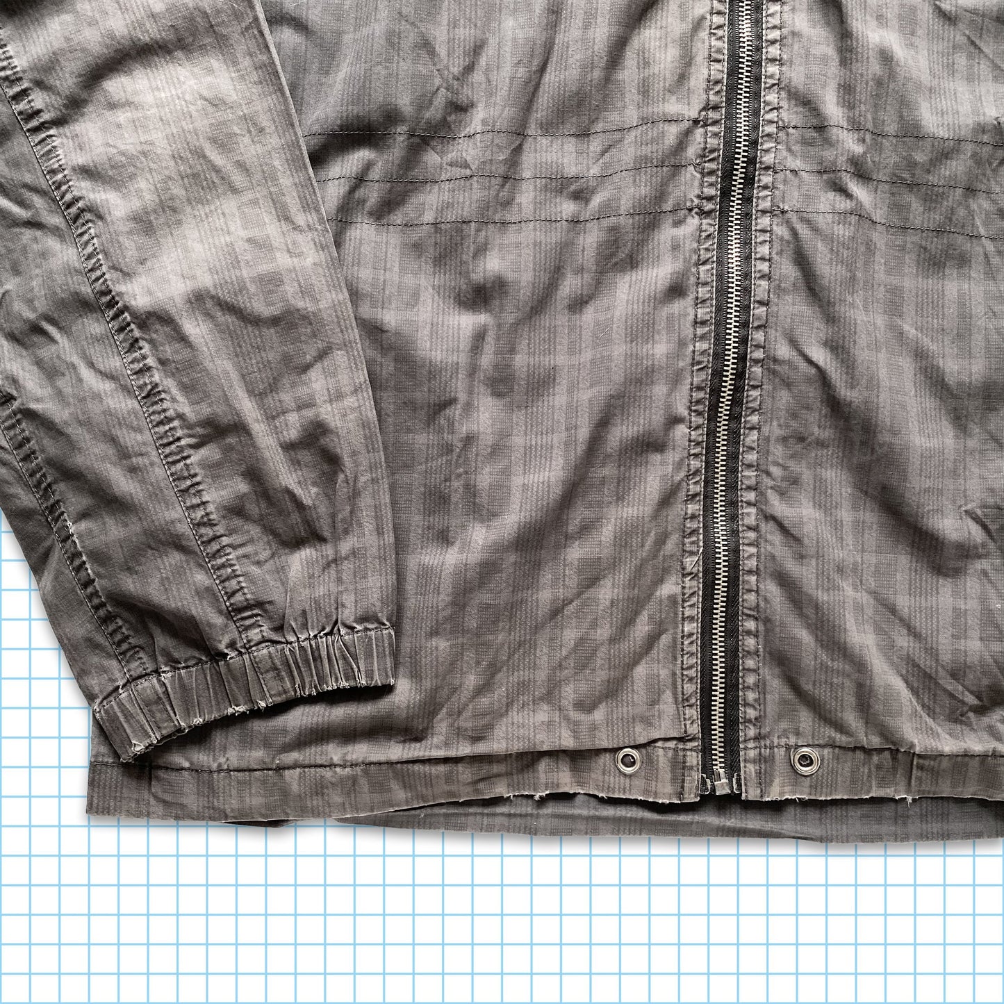 Vintage Stüssy Gear Checked Harrington - Medium