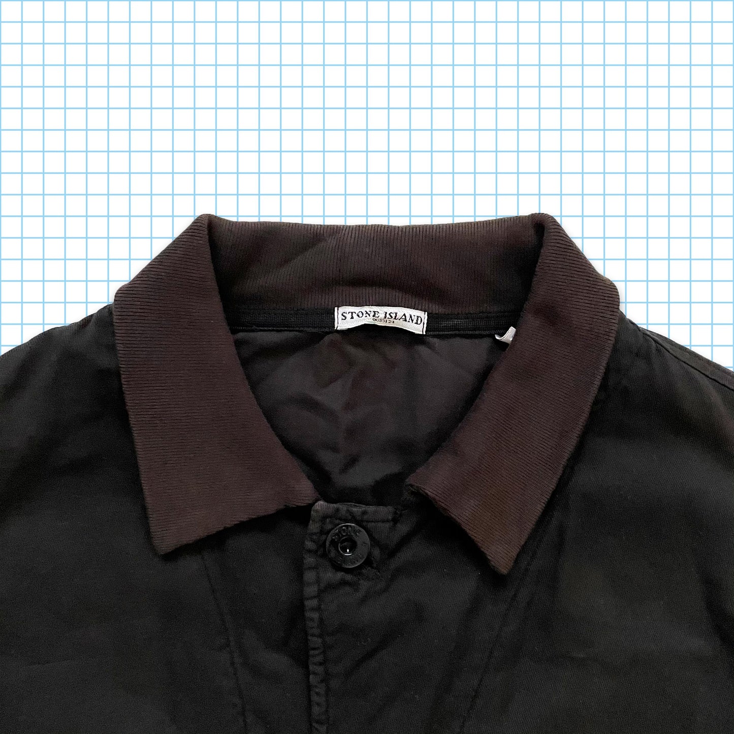 Stone Island ダブル ブレスト ポケット ハリントン ジャケット SS06' - エクストラ ラージ / エクストラ エクストラ ラージ