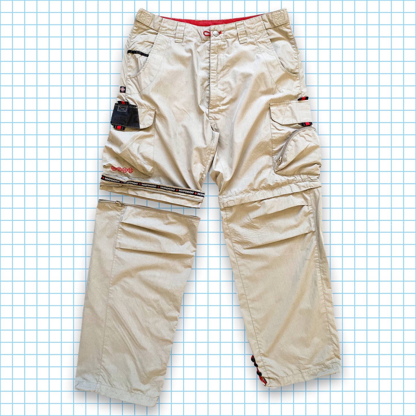 Independent Trucks Multi Pocket 2in1 Convertible Cargos - 34" Waist