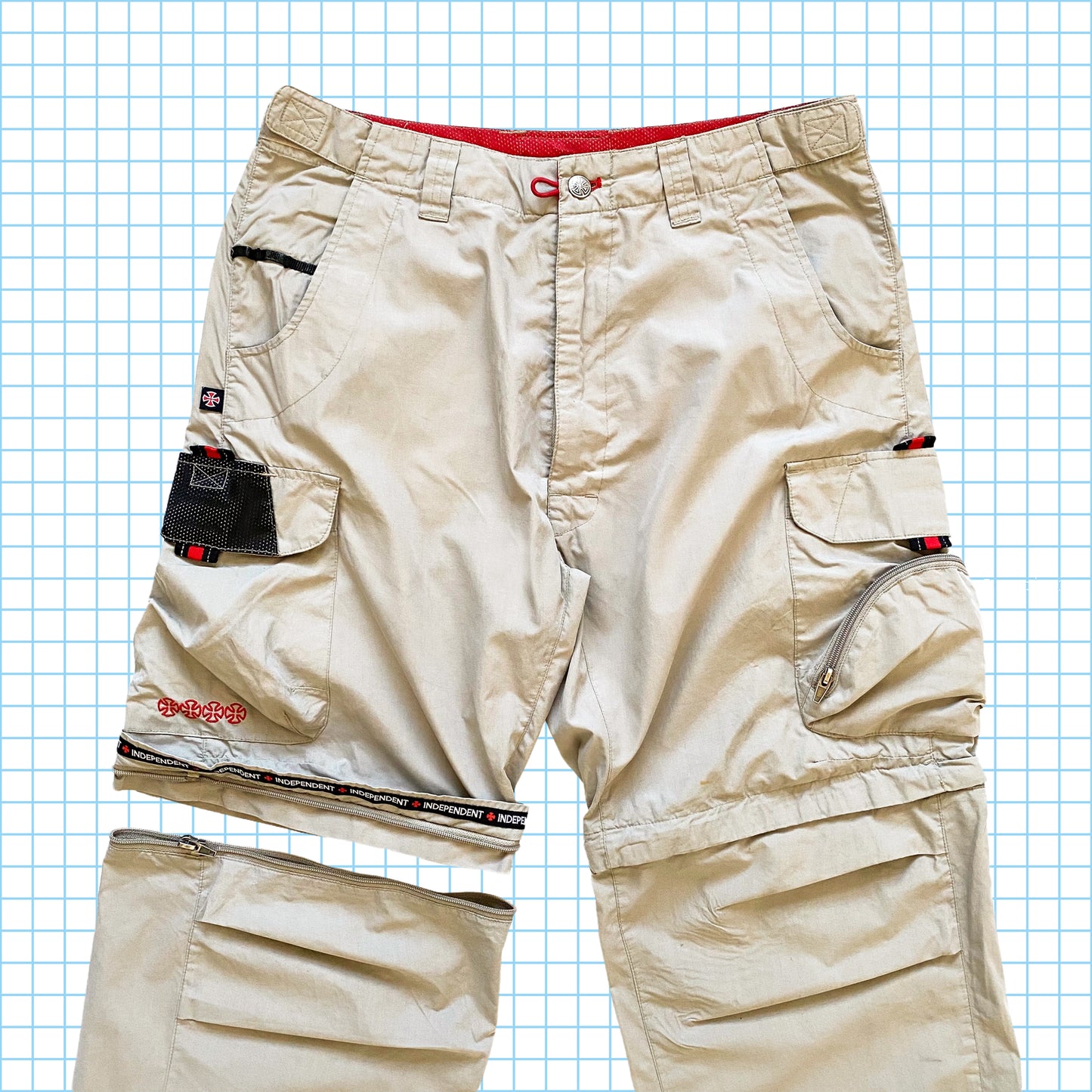 Independent Trucks Multi Pocket 2in1 Convertible Cargos - 34" Waist