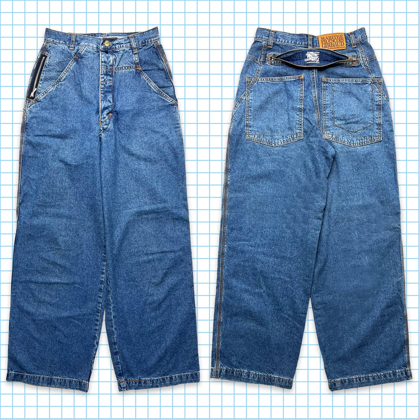 Jean Baggy Marithé + François Girbaud - Taille 26"