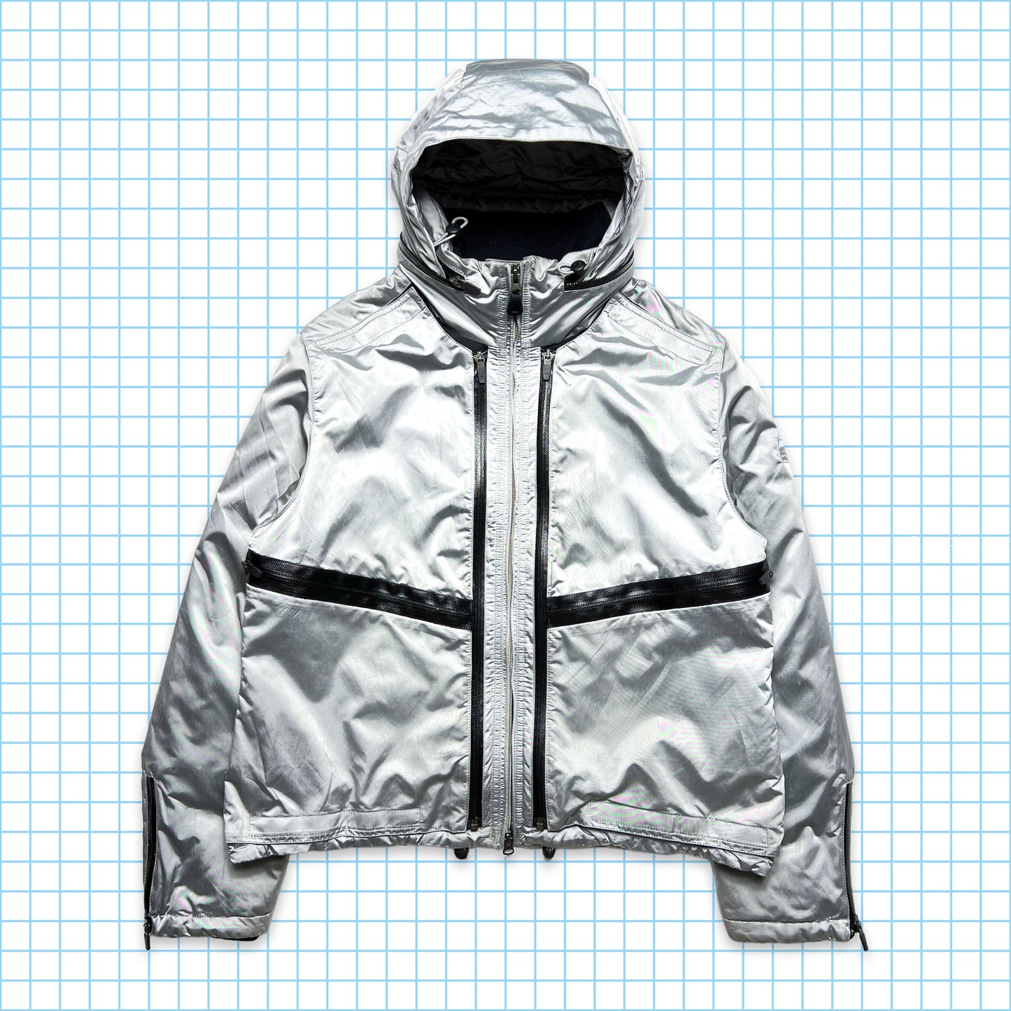 Marithé+François Girbaud ActLive Silver Butterfly Jacket - Small / Medium
