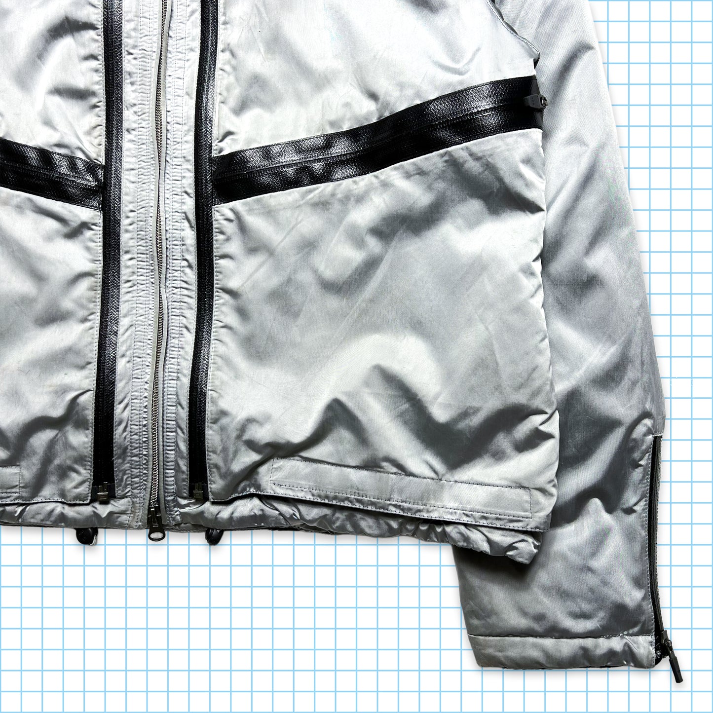 Marithé+François Girbaud ActLive Silver Butterfly Jacket - Small / Medium