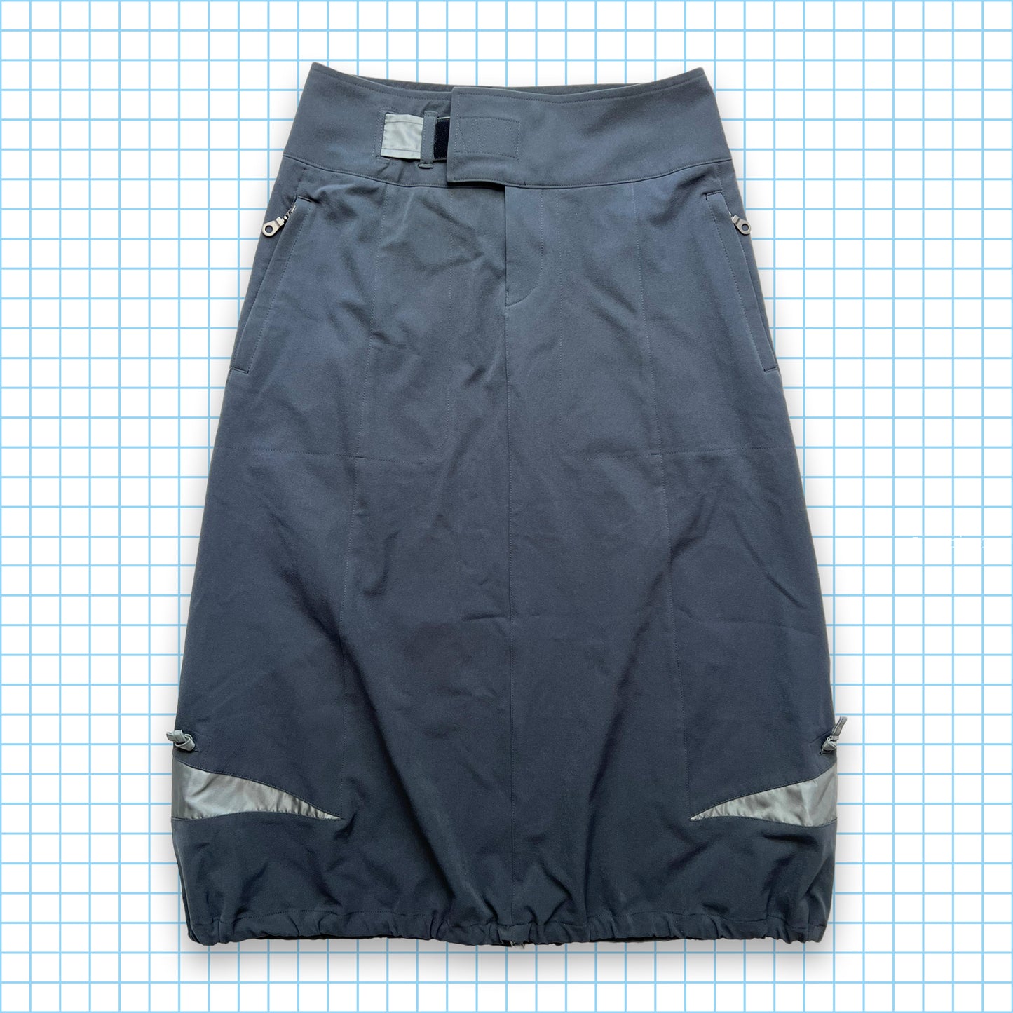 Marithé + François Girbaud Slate Grey Skirt - 6-8