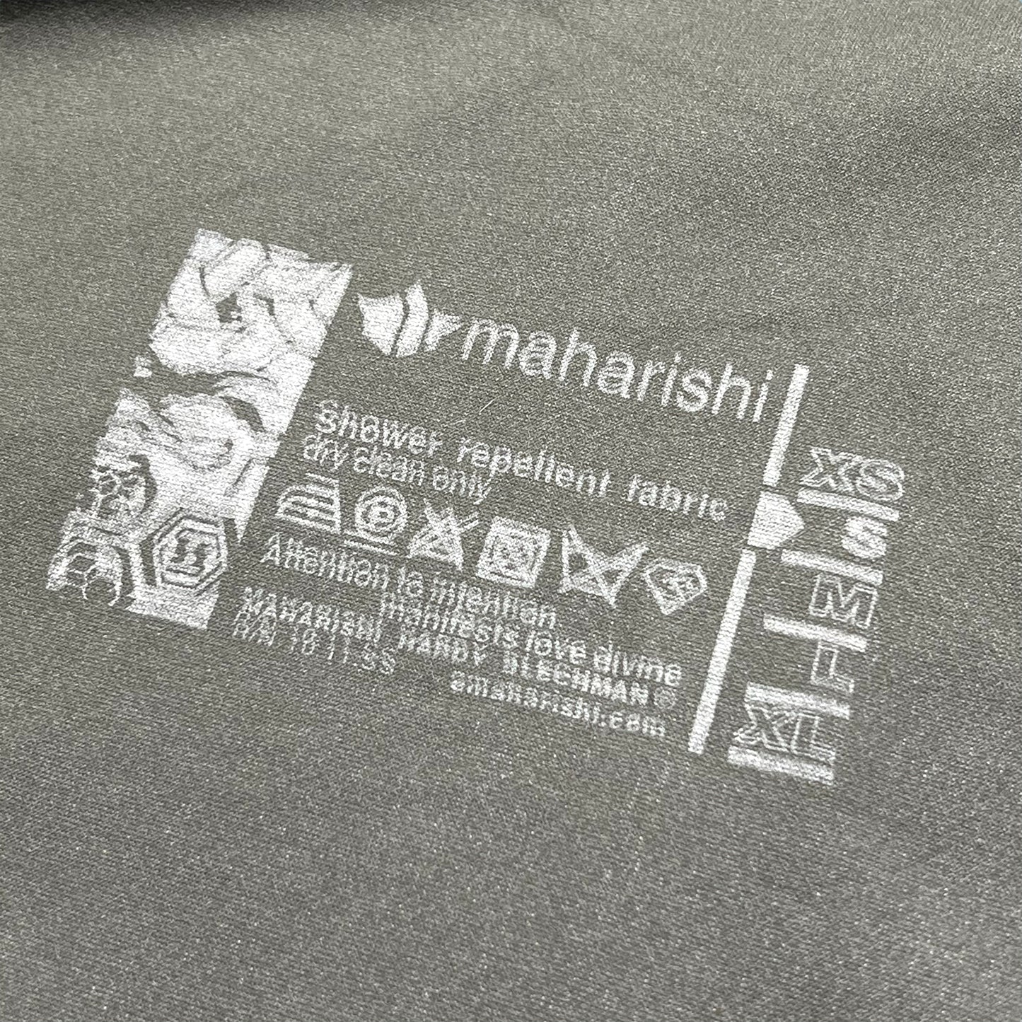 Late 90's Maharishi Panelled Loro Piana Wool Storm System Jacket - Medium