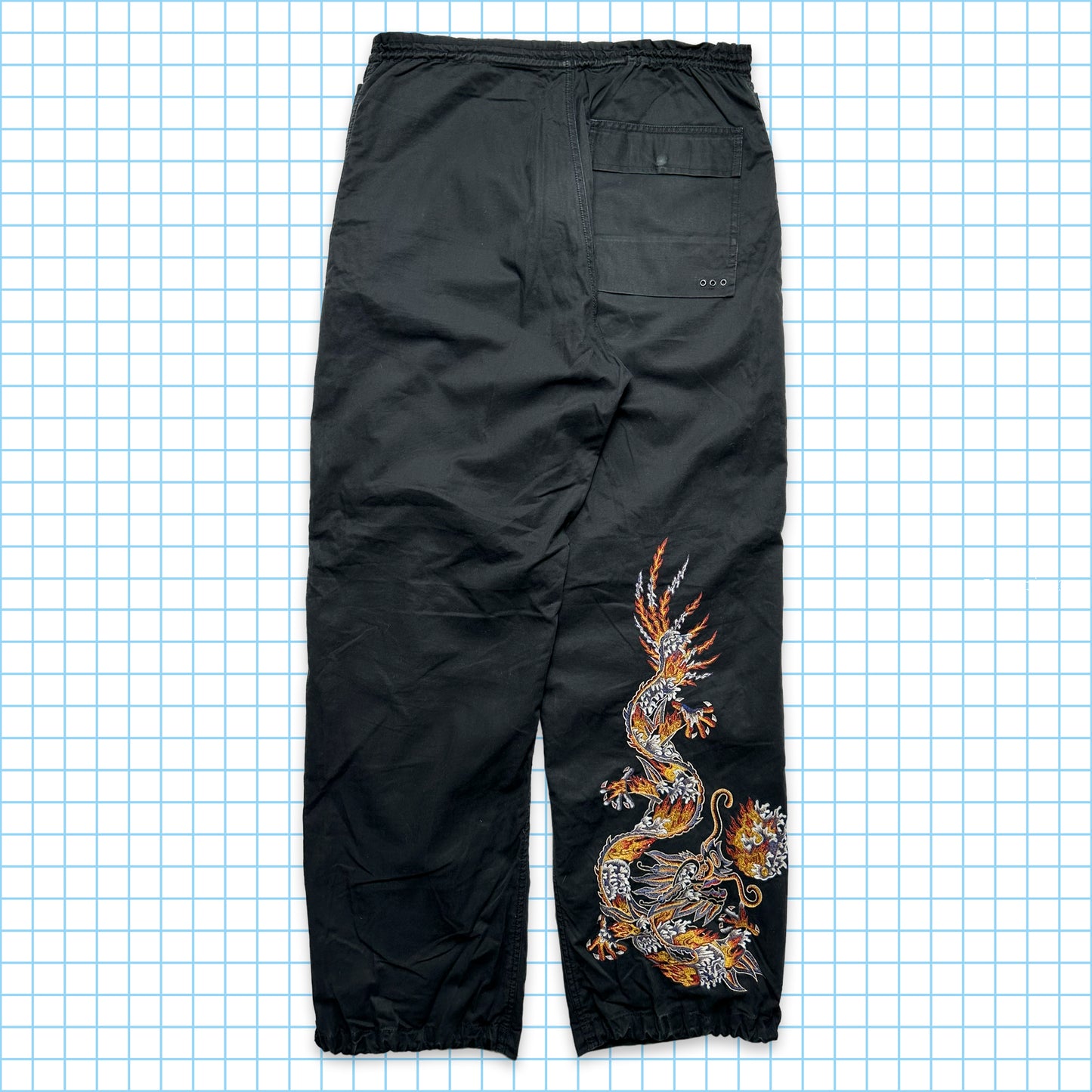 Maharishi Year of The Dragon Jet Black Snopant - 32" / 34" Waist