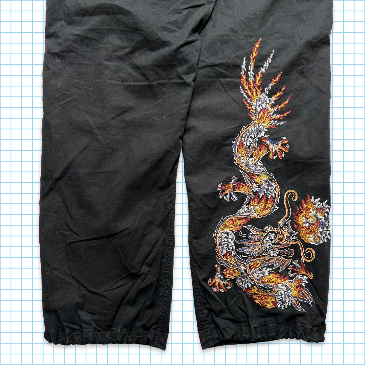 Maharishi Year of The Dragon Jet Black Snopant - 32" / 34" Waist