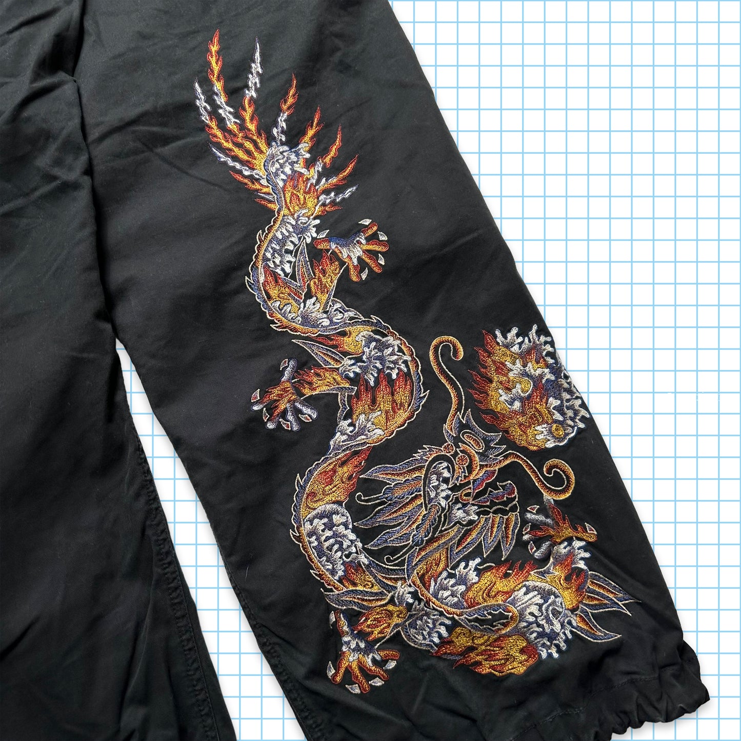 Maharishi Year of The Dragon Jet Black Snopant - 32" / 34" Waist