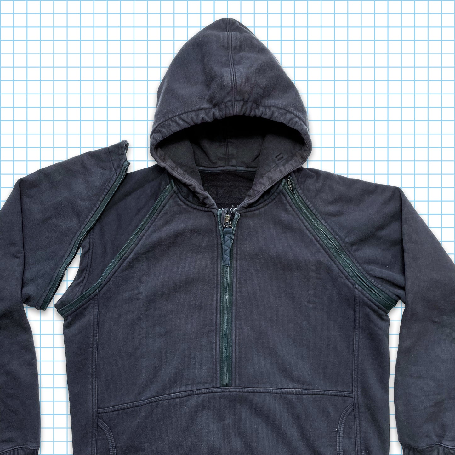 Vintage Maharishi 2in1 Heavy Hooded Pull Over/Vest - Medium / Large
