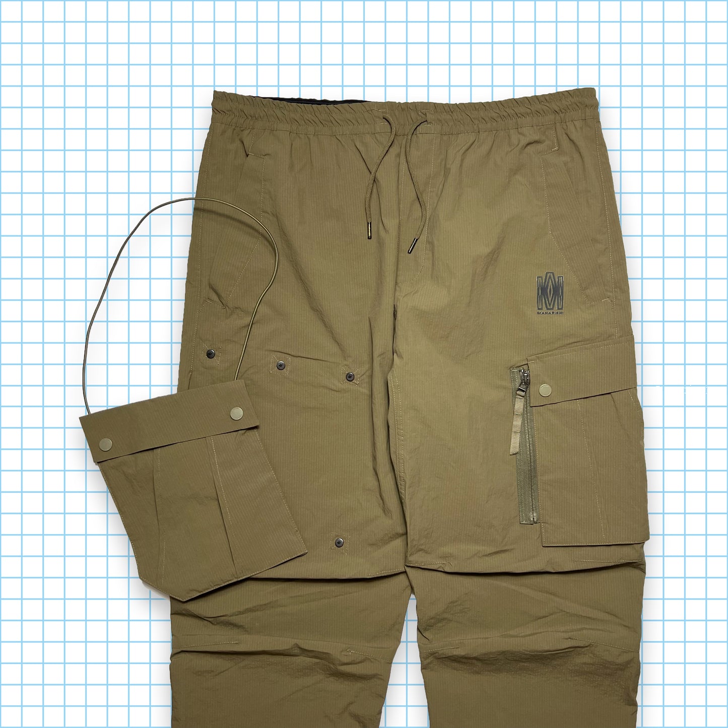 Maharishi 2in1 3D Removable Cargo Pocket/Side Bag Trousers - Large / Extra Large