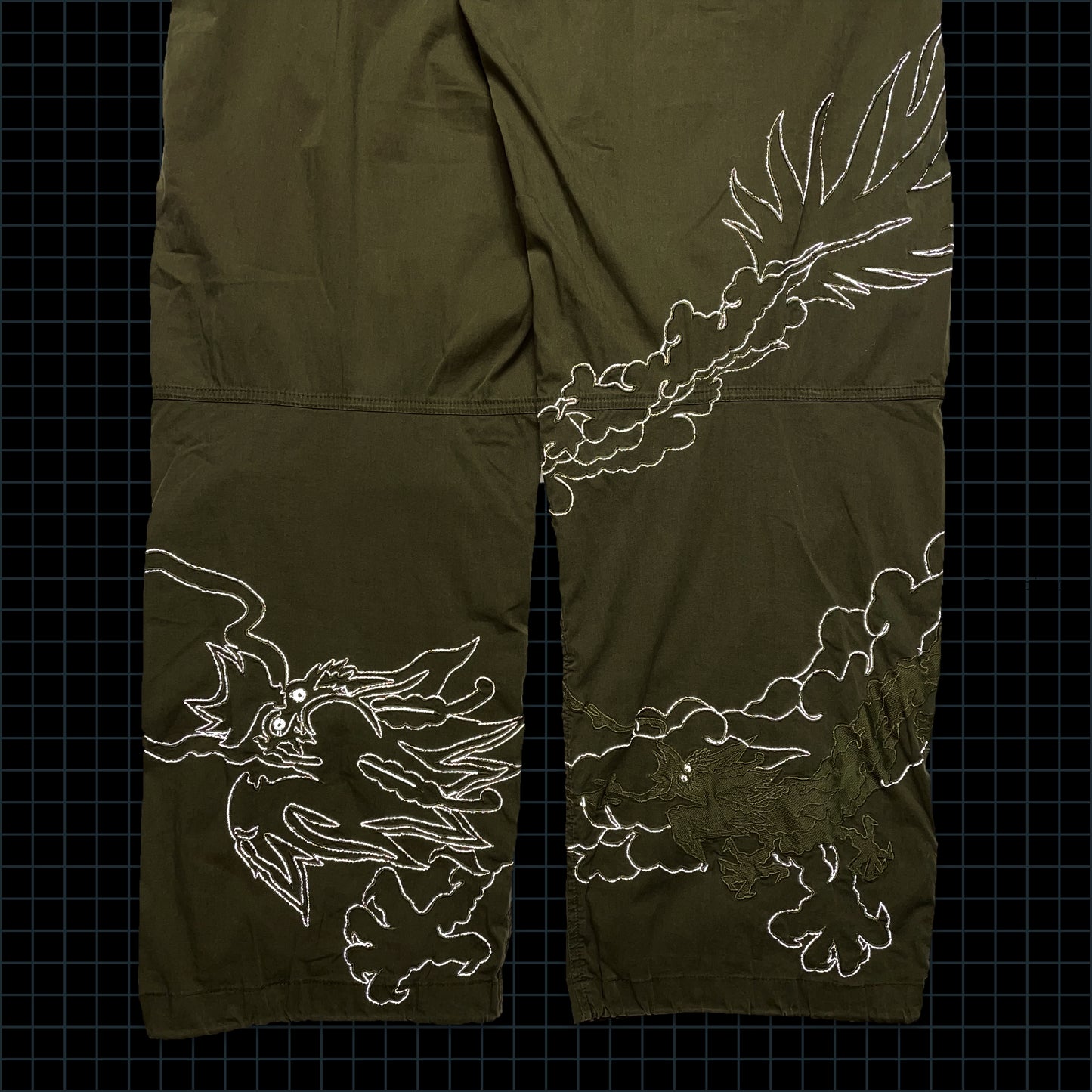 Vintage Maharishi Light Blue 3M Embroidered Snopants - 34" / 36" Waist