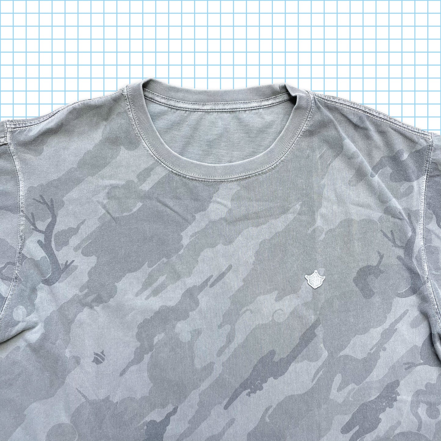 Vintage Maharishi Grey Scale Camo Tee - Large / Extra Large