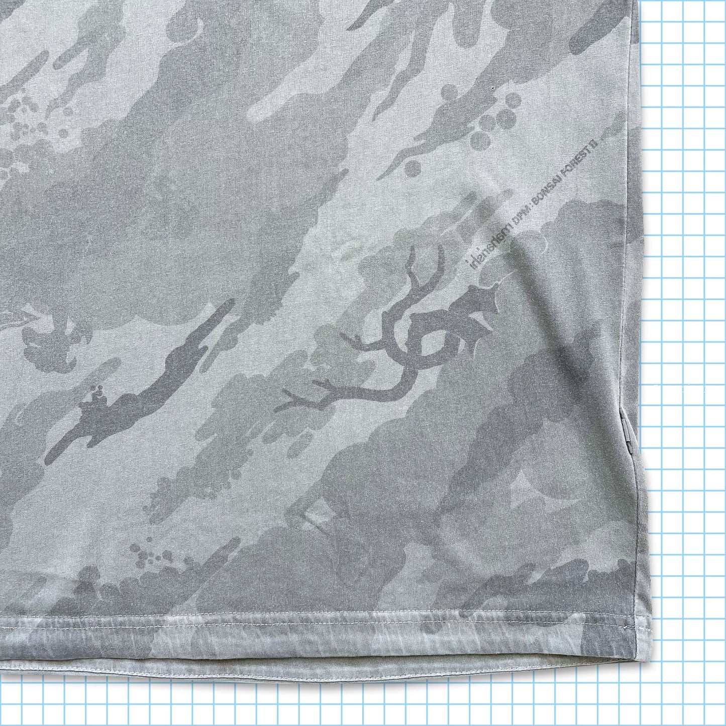 Vintage Maharishi Grey Scale Camo Tee - Large / Extra Large