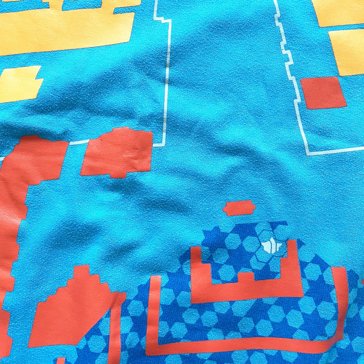 Vintage Maharishi Marina Blue Perspective Back Graphic Crewneck - Medium