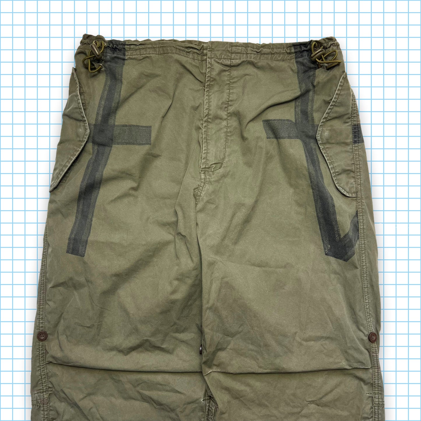 Maharishi Khaki Line Graphic Snopants - Medium