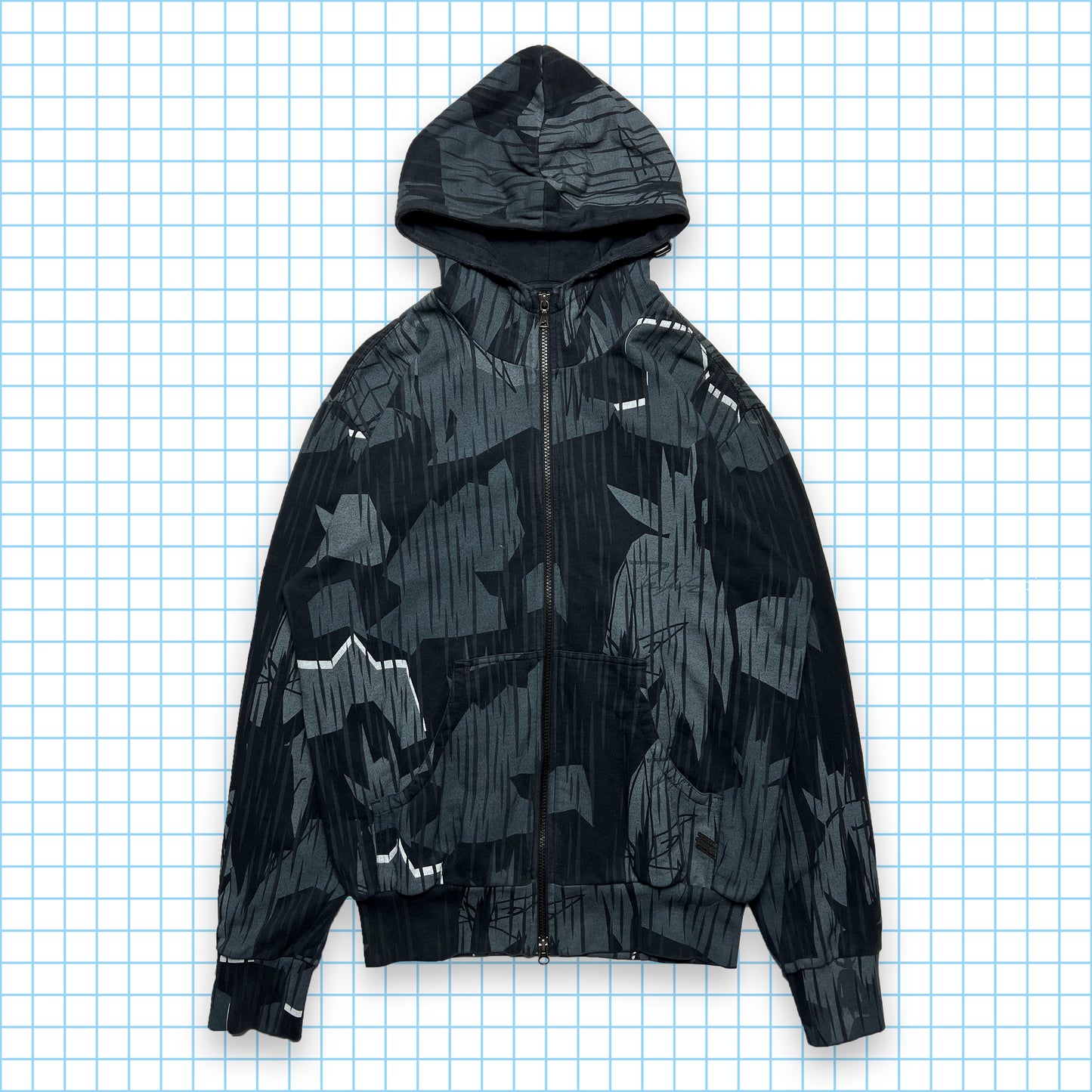 Maharishi x Futura Pointman Camo Zipped Hoodie - Medium / Large