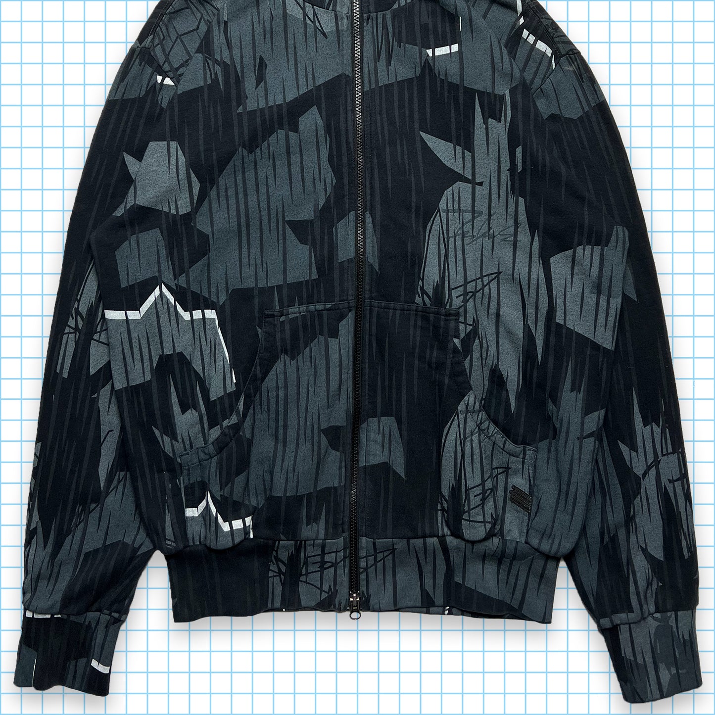 Maharishi x Futura Pointman Camo Zipped Hoodie - Medium / Large
