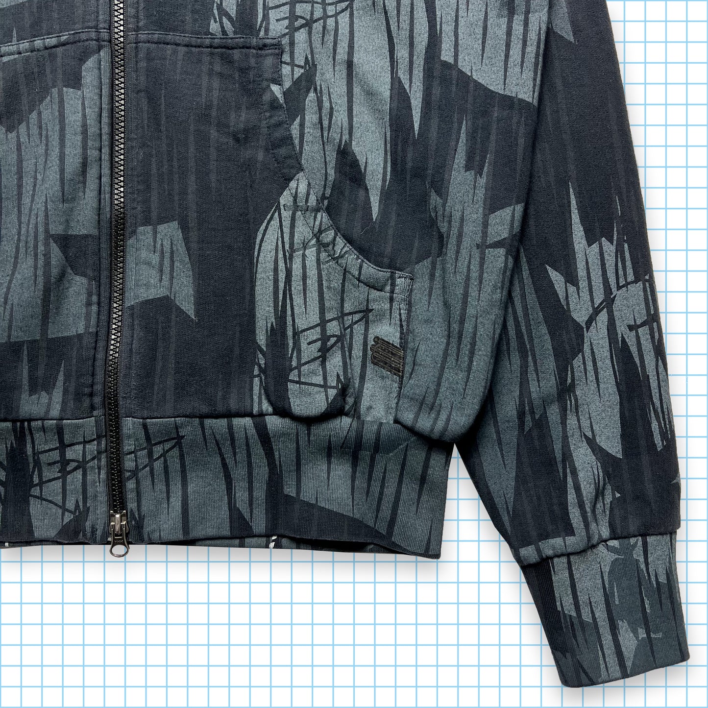 Maharishi x Futura Pointman Camo Zipped Hoodie - Medium / Large