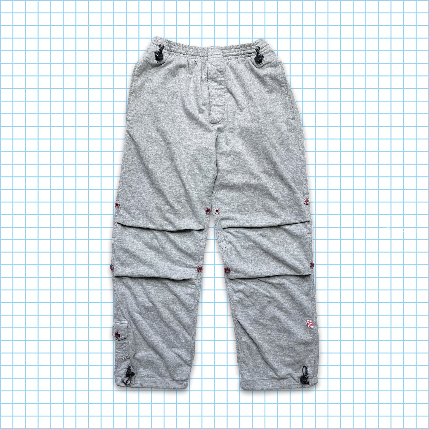 Vintage Maharishi Grey Heavy Jogging Bottom Snopants - Small